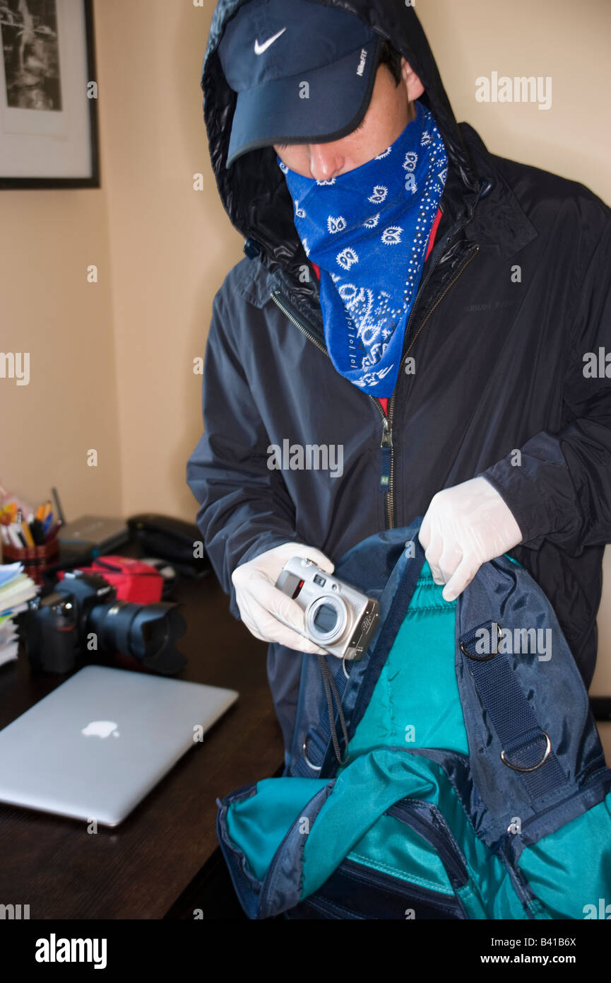 House Break in Model Released Shoot No 3689 Stock Photo Alamy
