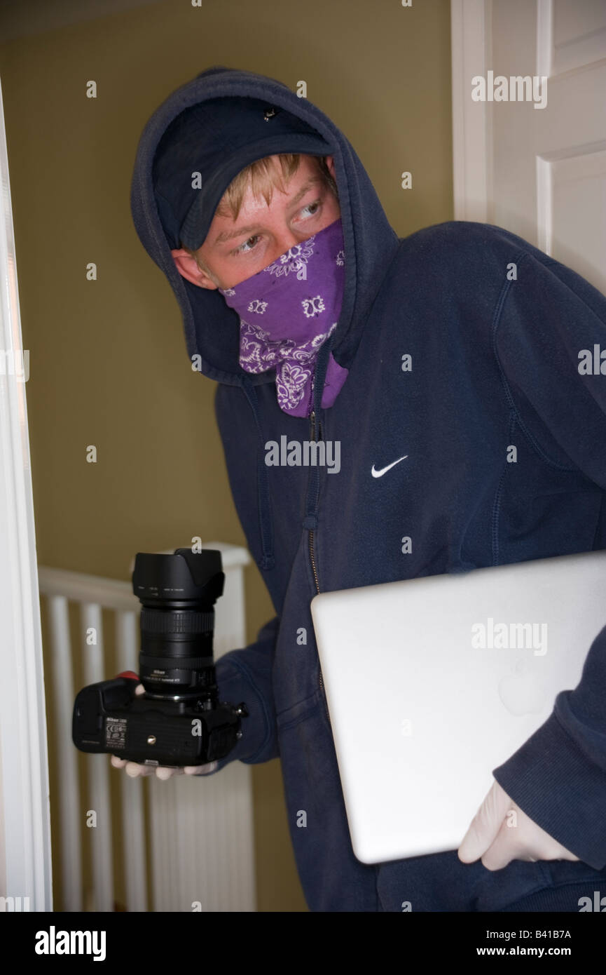 House Break in Model Released Shoot No 3689 Stock Photo Alamy