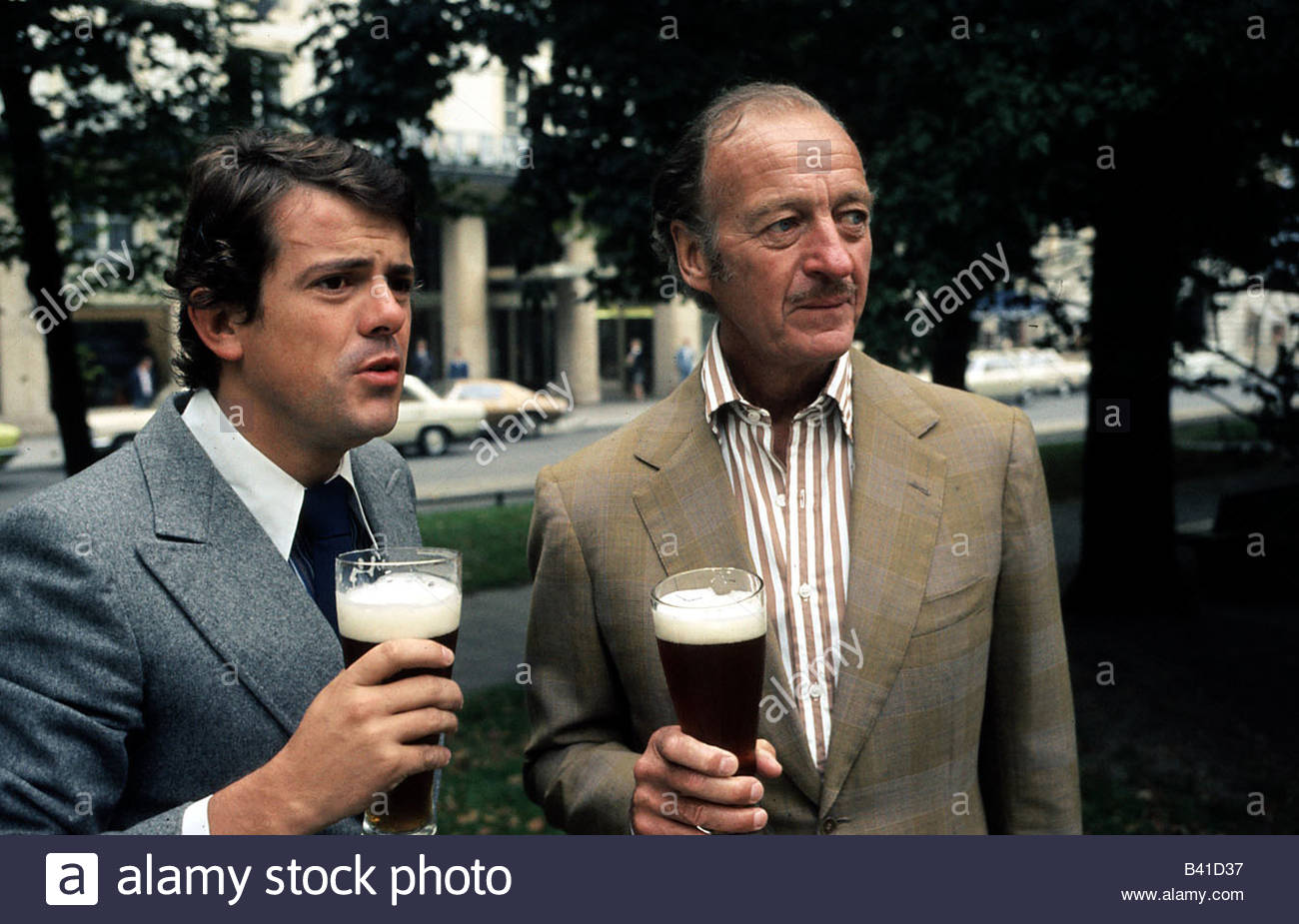 Graeter, Michael, * 1942, German journalist, with David Niven Stock