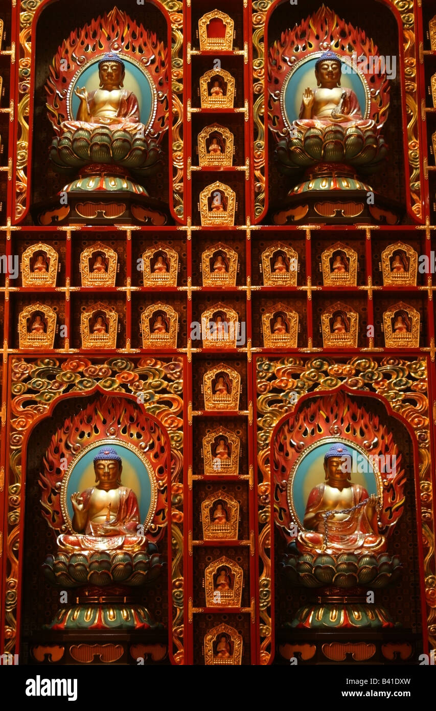 Bodhisattva Maitreya, Buddha tooth Relic temple, Singapore, South East Asia Stock Photo