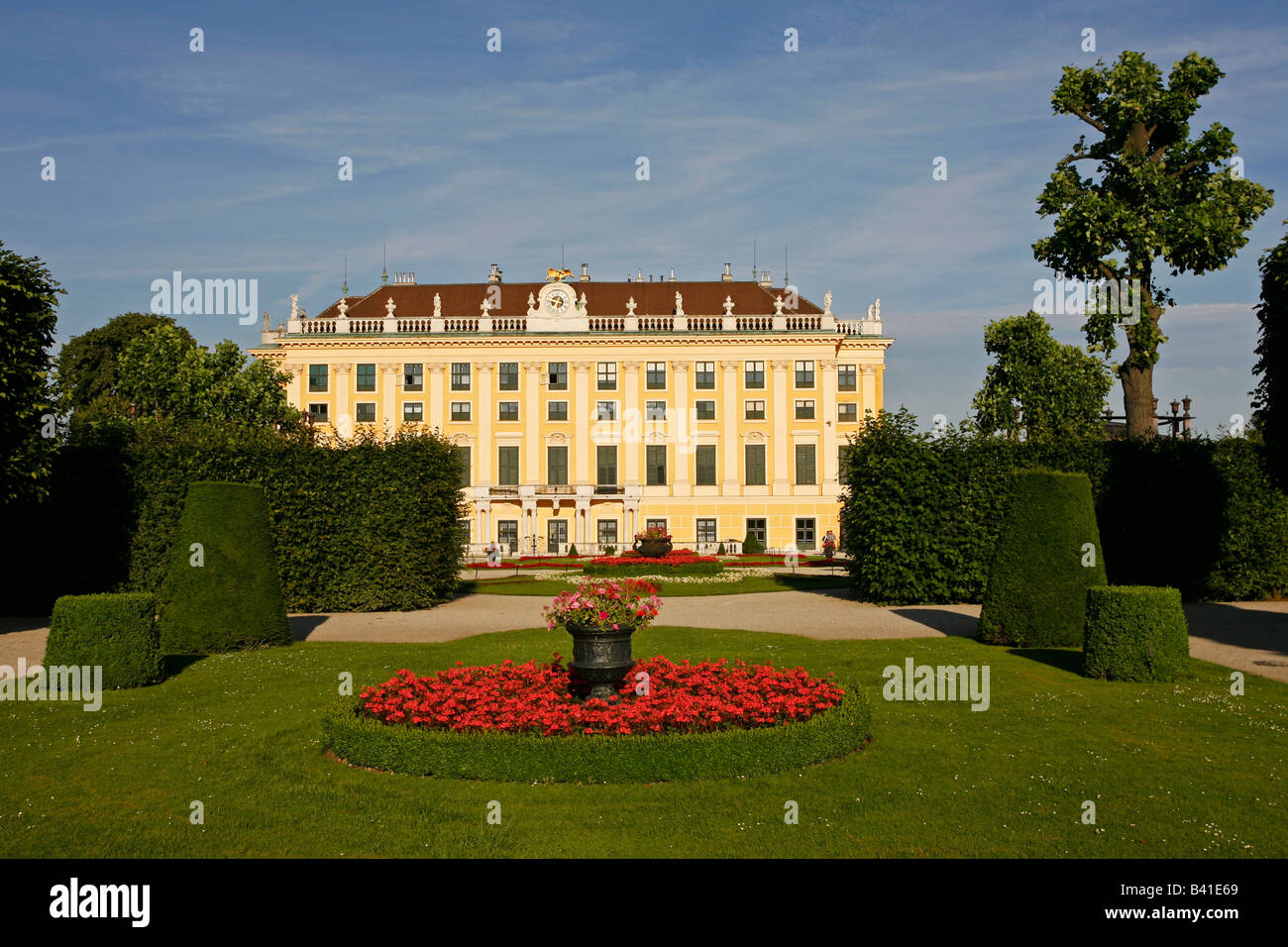 Schloß Schönbrunn Vienna Austria Stock Photo