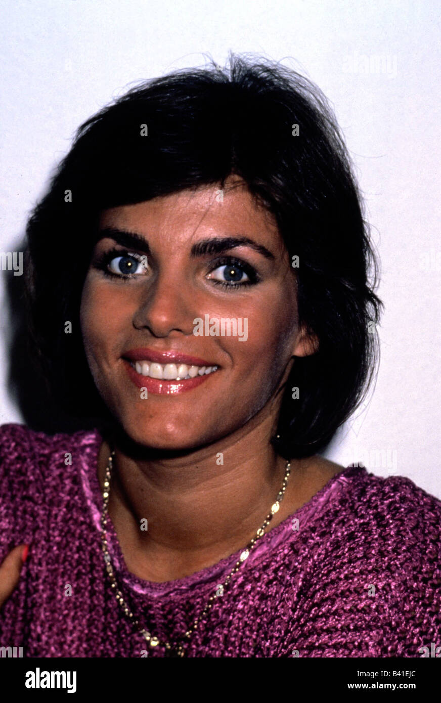 Schrowange, Birgit, * 7.4.1958, German presenter, portrait, 1985, Stock Photo