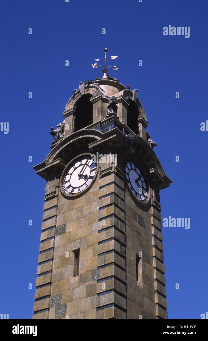 Clock tower in Plaza Colon, Antofagasta , Chile Stock Photo