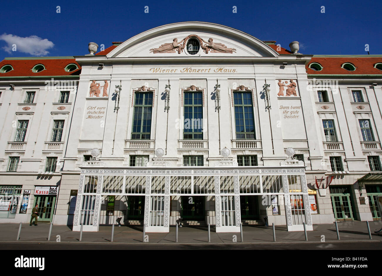 Wiener Konzert Haus Vienna Austria Stock Photo