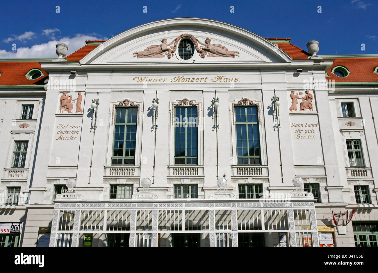 Wiener Konzert Haus Vienna Austria Stock Photo