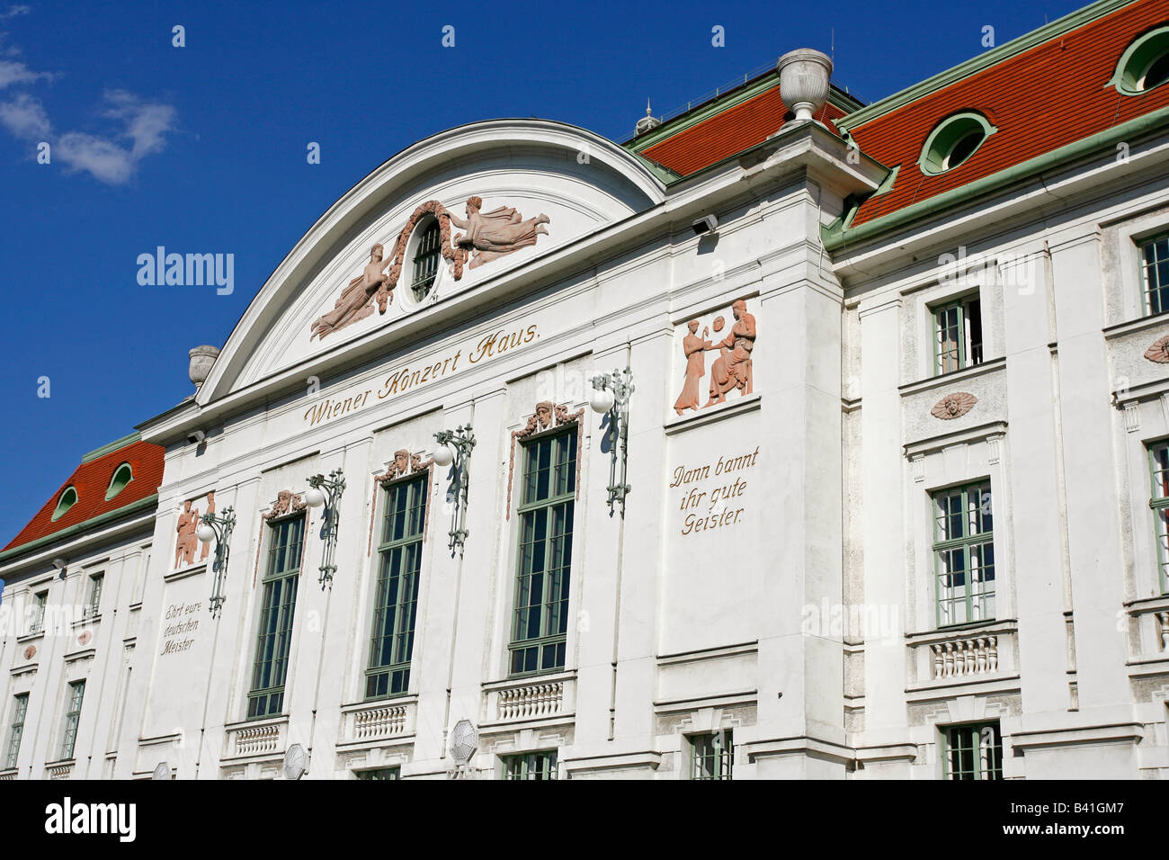 Wiener Konzert Haus Vienna Austria Stock Photo