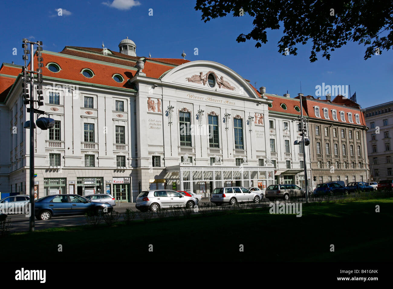 Wiener Konzert Haus Vienna Austria Stock Photo