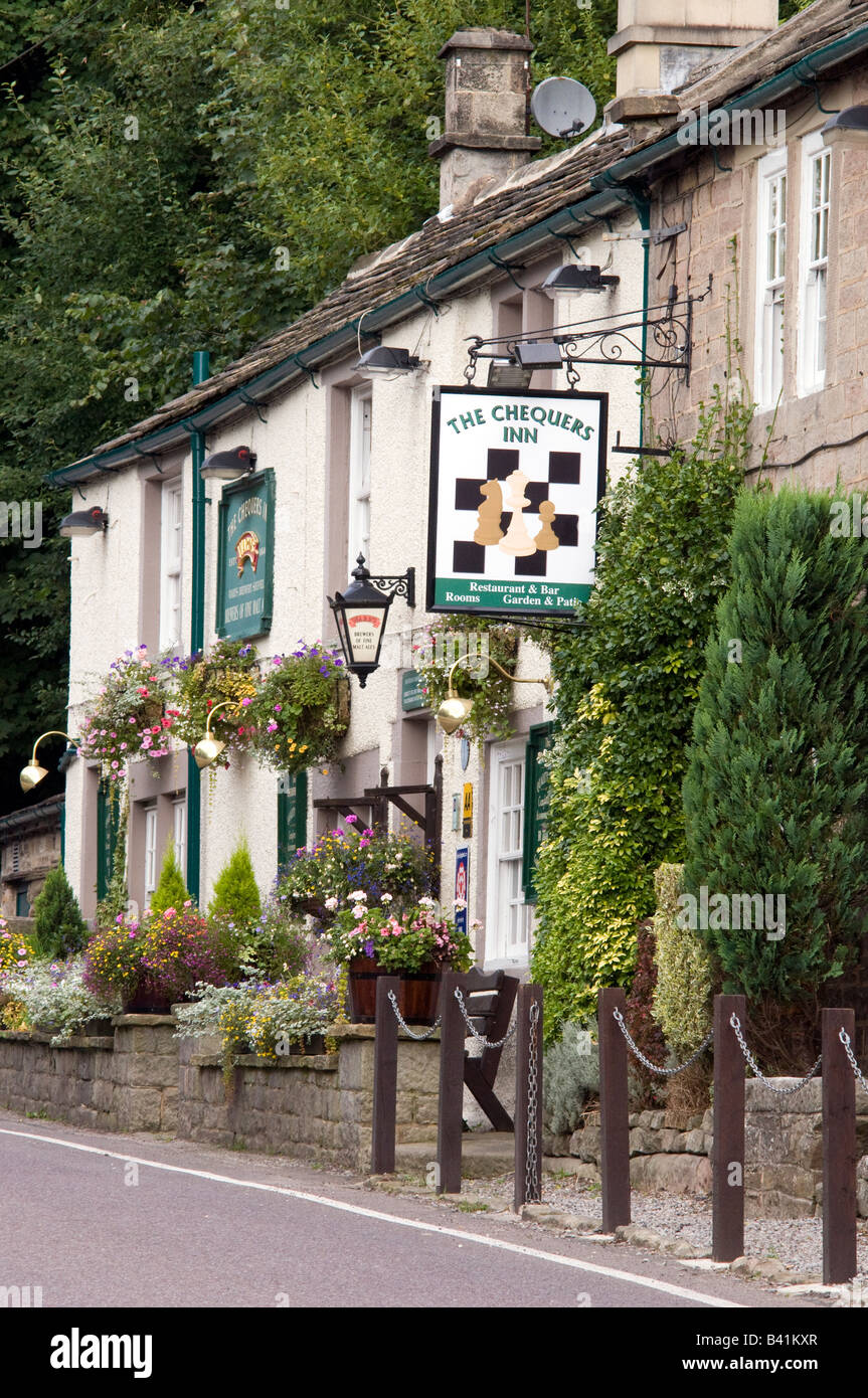 "The Chequers Inn" below "Froggatt Edge" on the A625 in Derbyshire