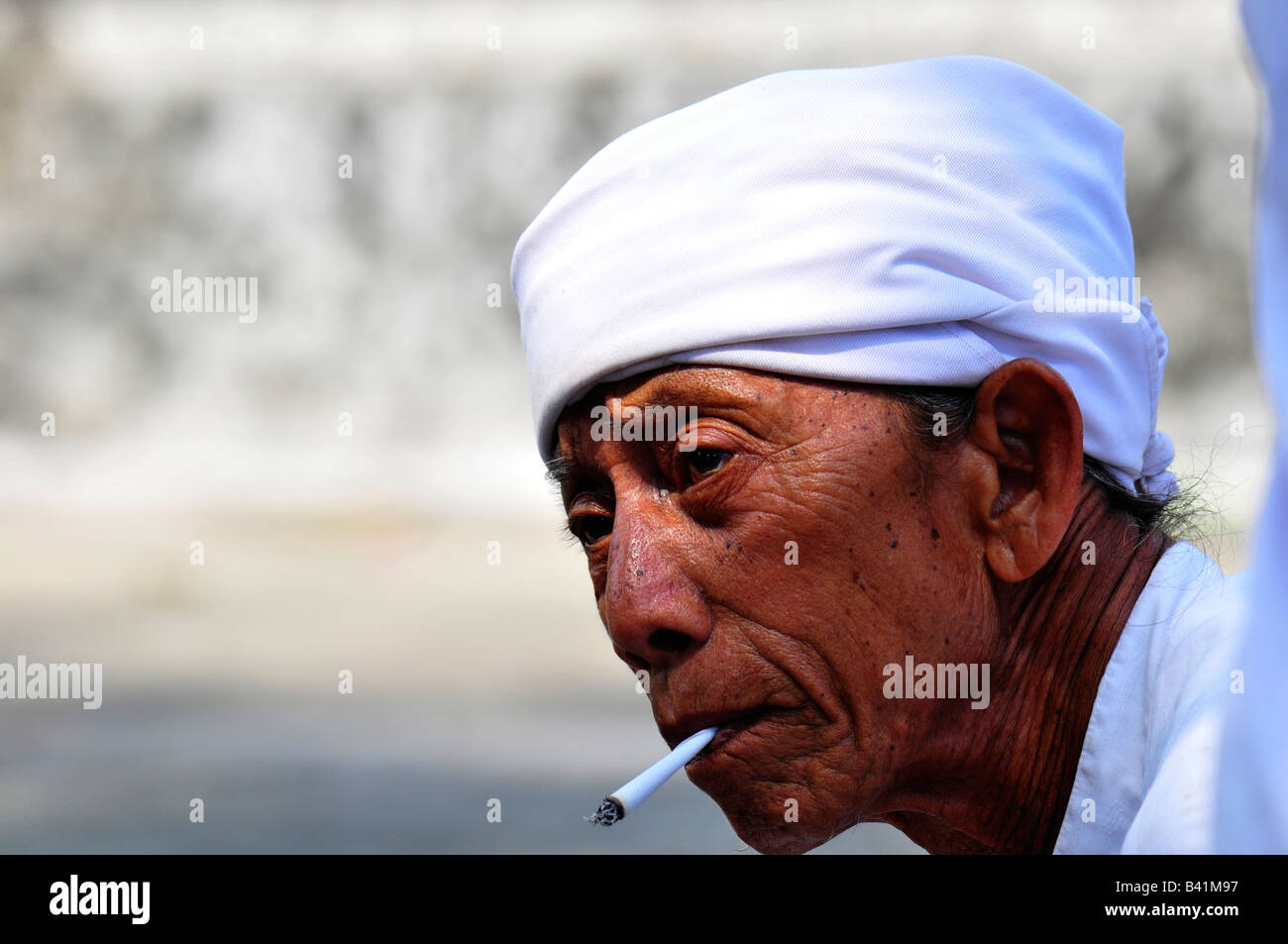 Priest smoking hi-res stock photography and images