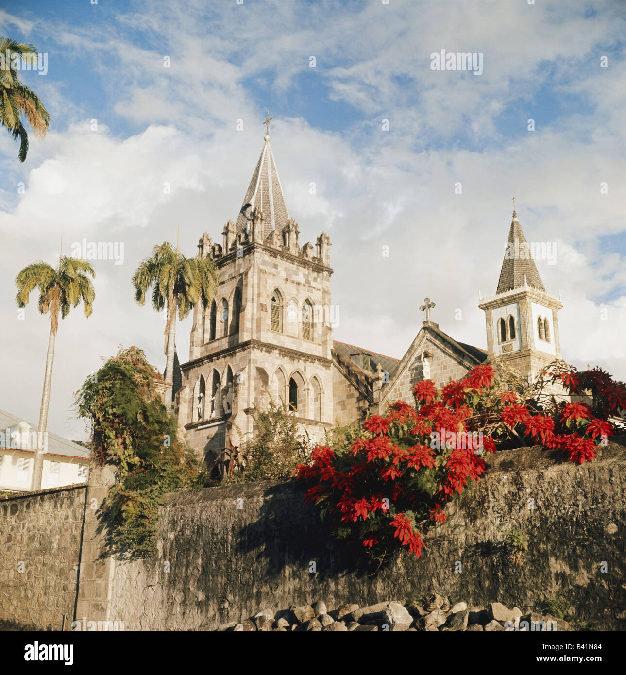 Roseau Cathedral, Dominica, Caribbean, West Indies Stock Photo Alamy