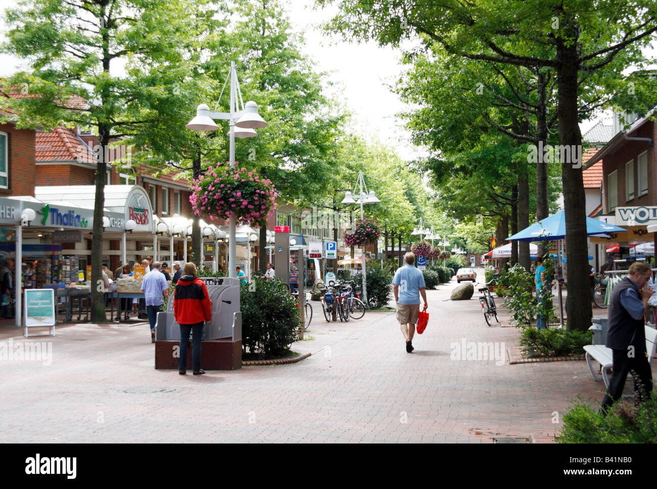 Zwischenahn City Center Stock Photo Alamy