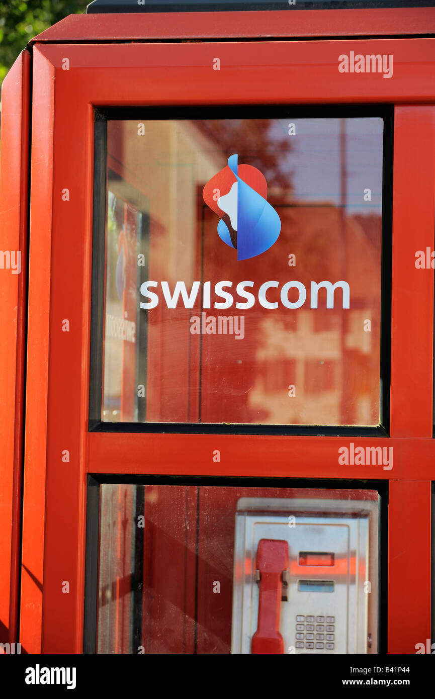 telephone booth in La Brevine in Switzerland Stock Photo Alamy