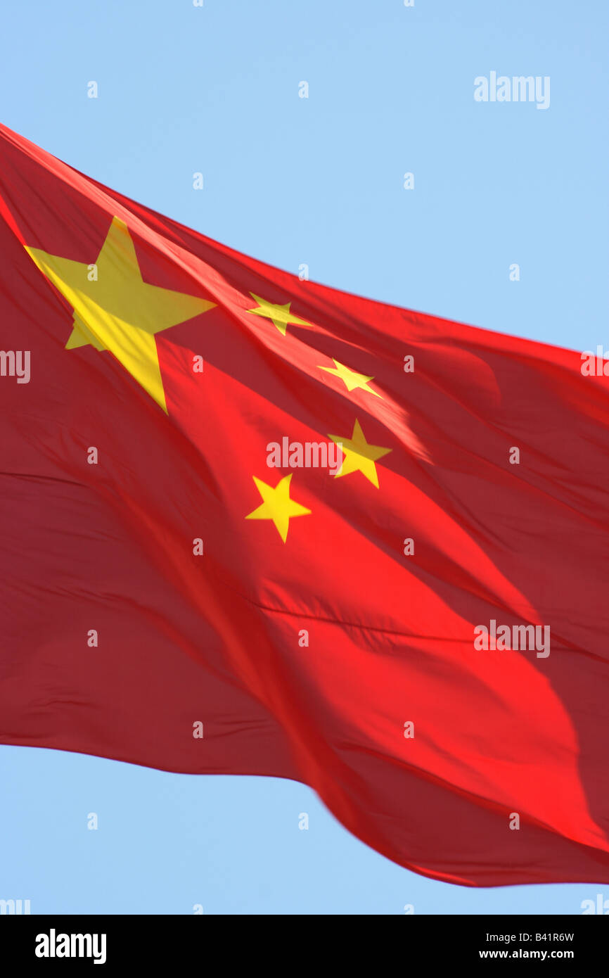Colours of the chinese flag hi-res stock photography and images - Alamy