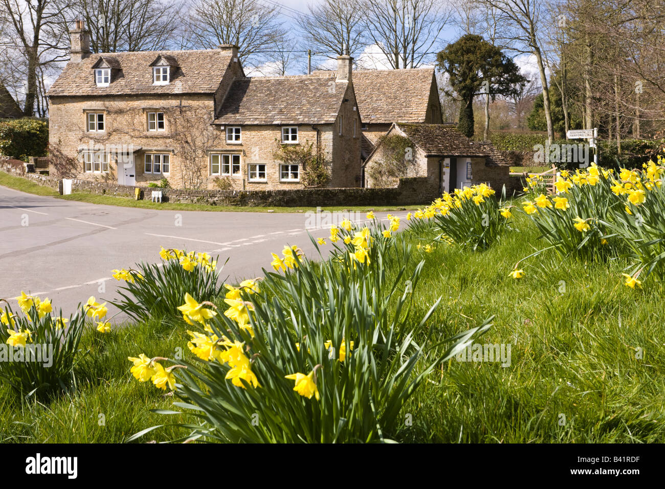 Cotswold village eastleach turville gloucestershire hires stock