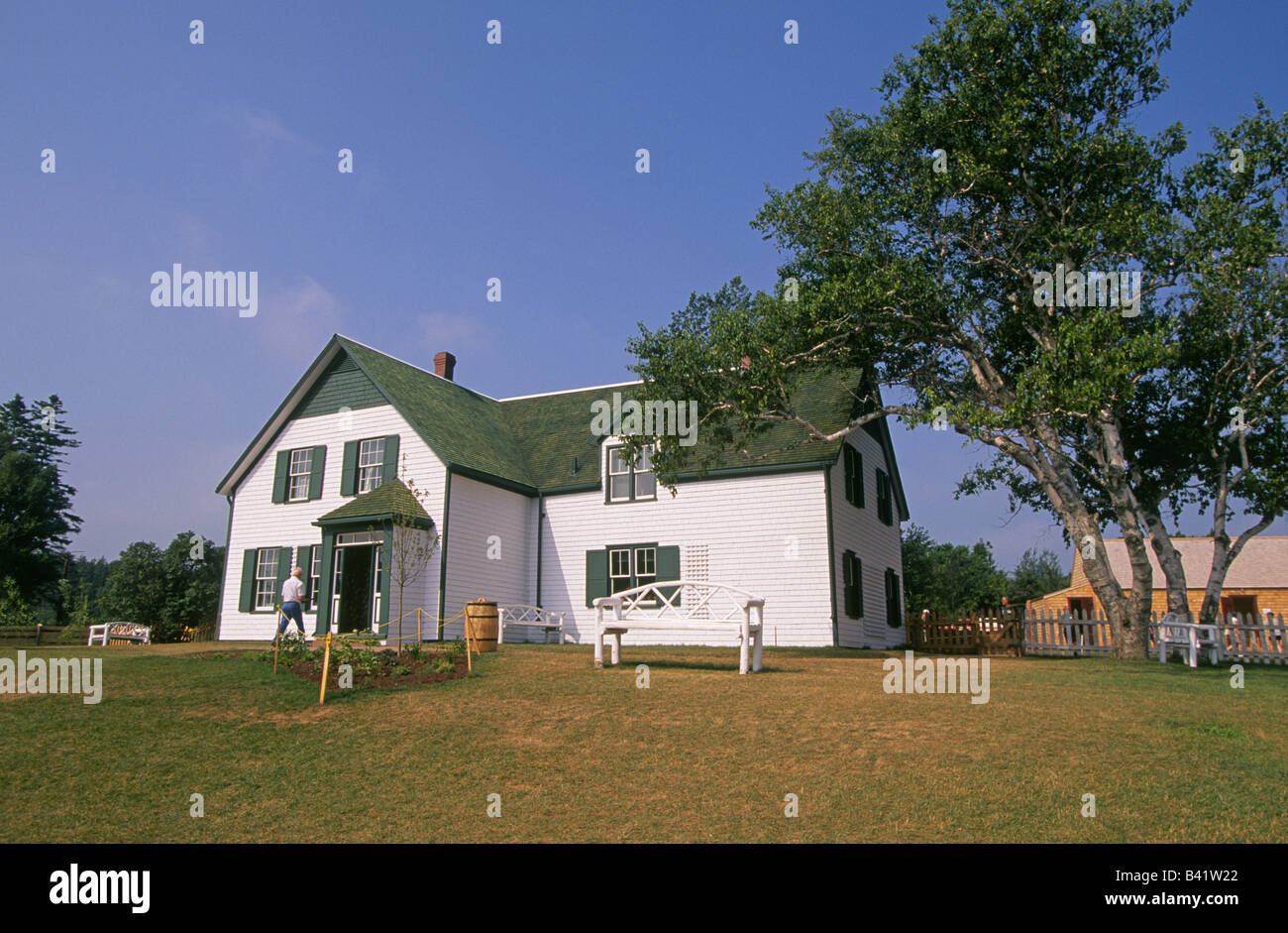 A view of the House At Green Gables home of Anne Shirley of Anne Of Green Gables novels Stock Photo