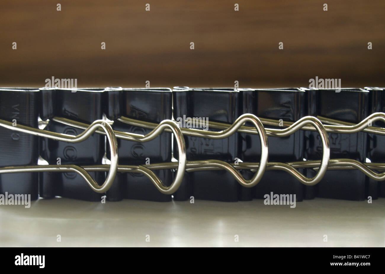 Steel binder clips Stock Photo Alamy