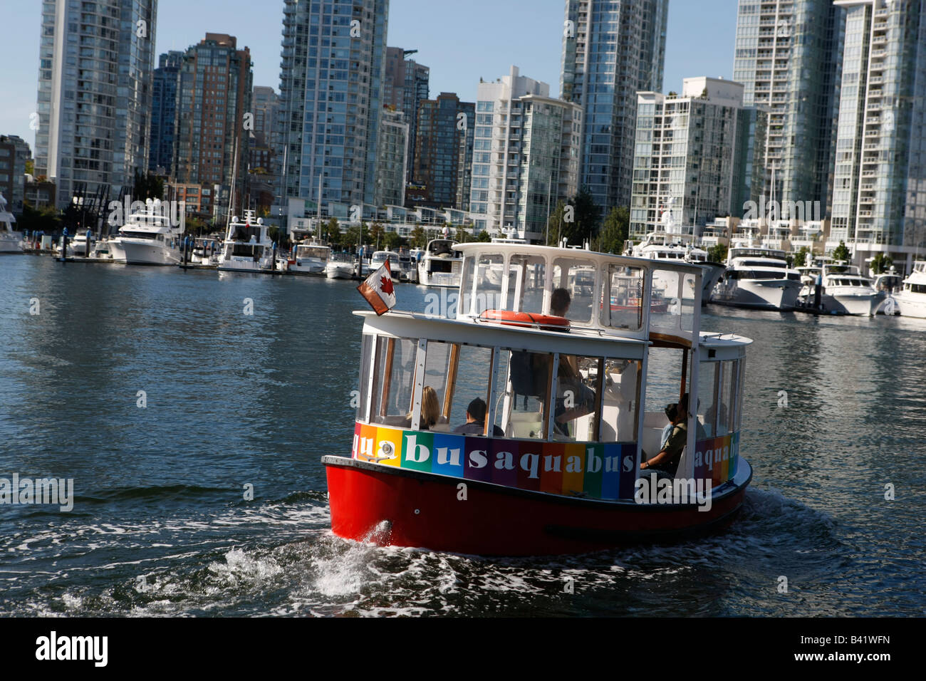 sea bus water taxie in Vancouver BC Stock Photo - Alamy