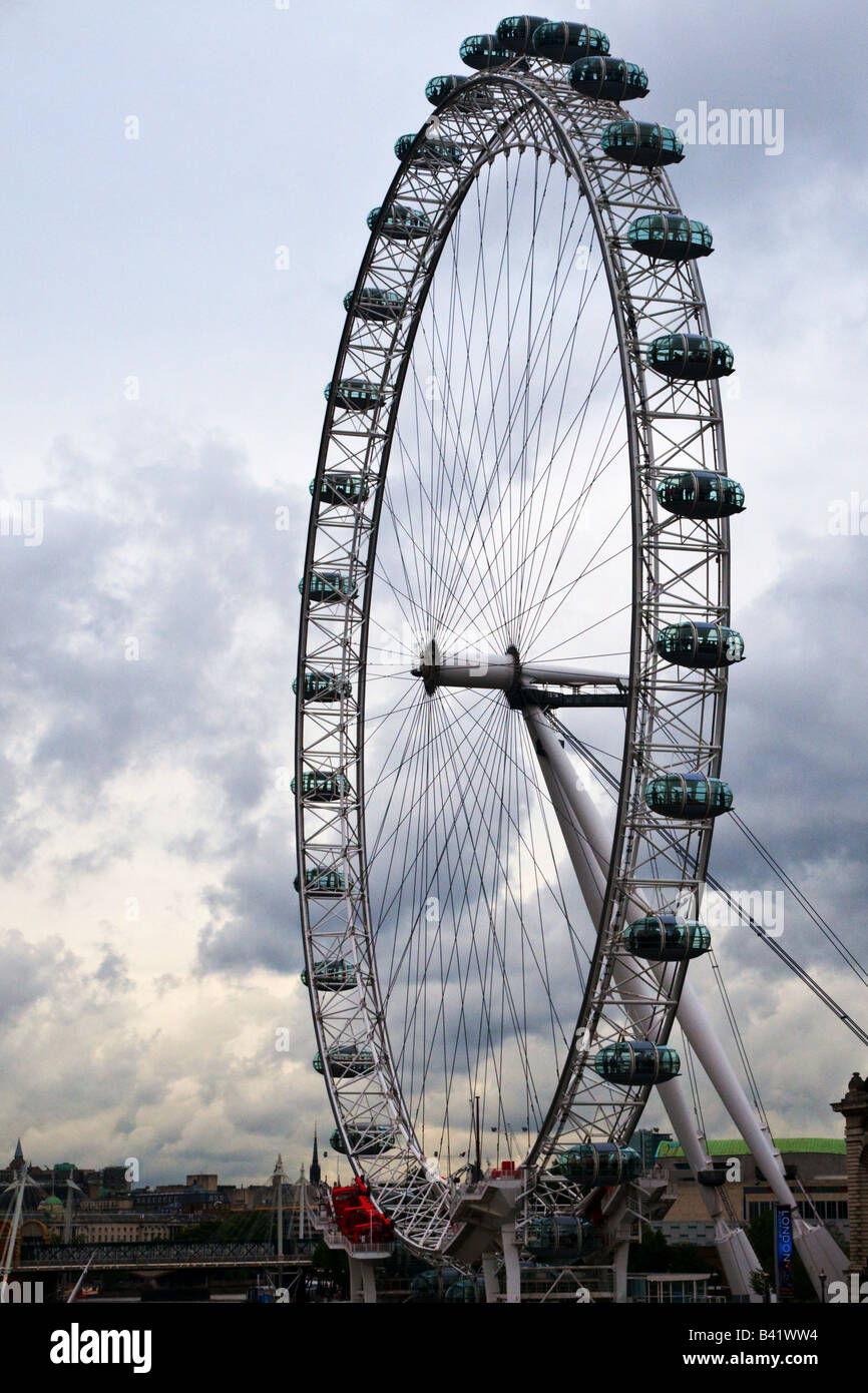 The London Eye, portrait colour photograph Stock Photo - Alamy
