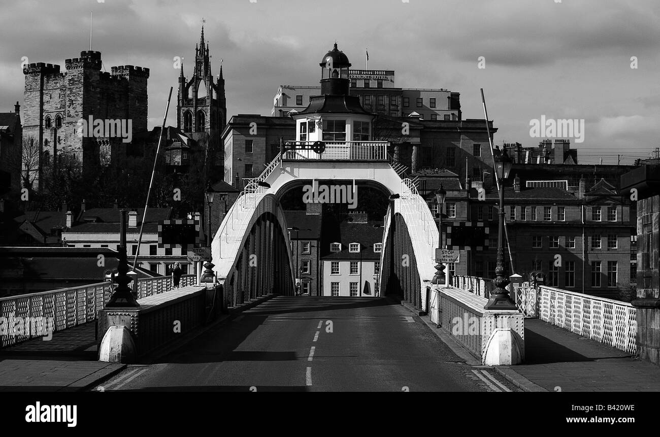 Swing Bridge, Newcastle upon Tyne Stock Photo
