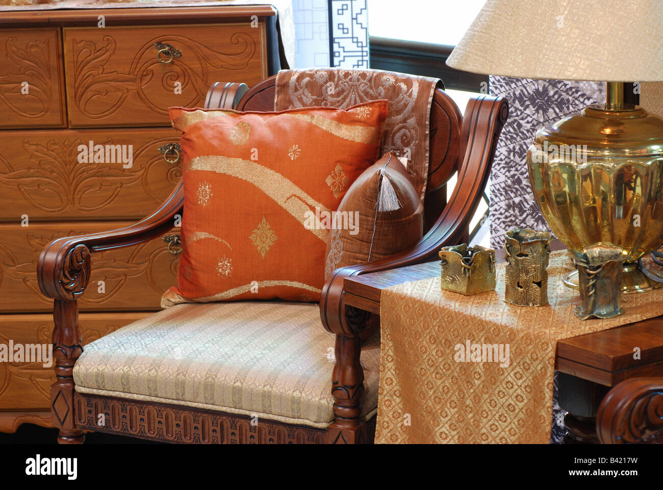 Traditional style furniture Stock Photo Alamy