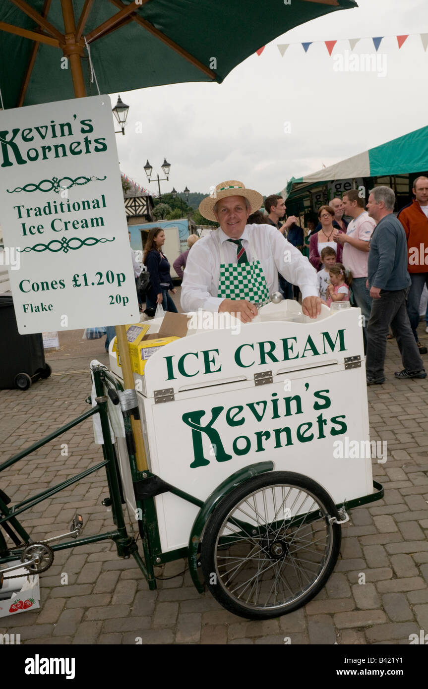 Traditional Ice Cream Seller High Resolution Stock Photography and