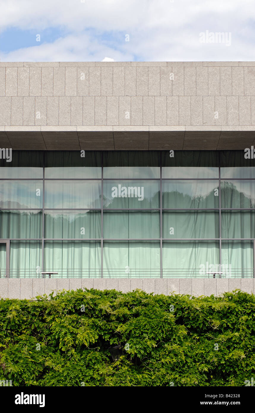Modern Building of Universität Mozarteum Mozart University of Music and