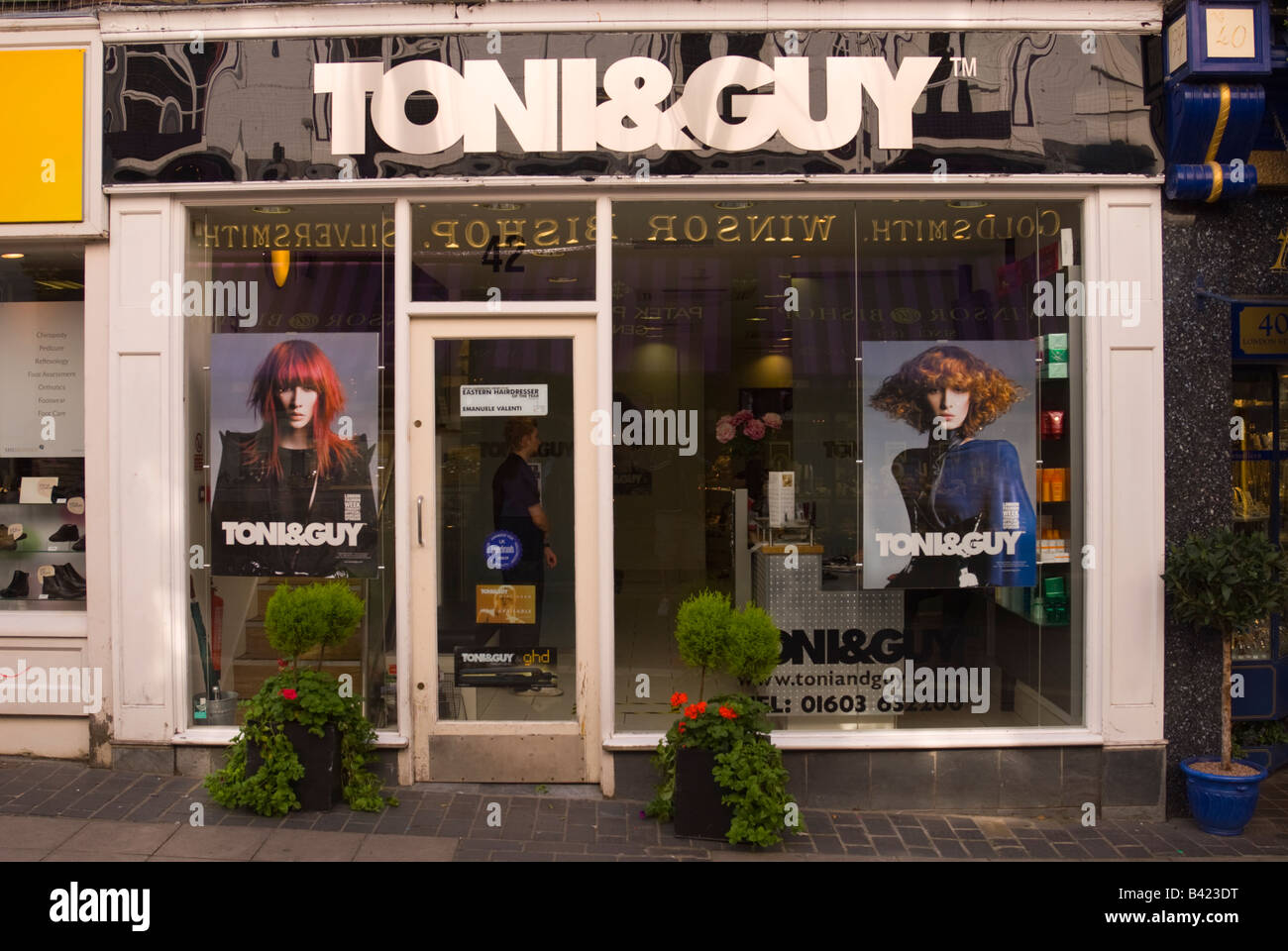 Toni&Guy Hairdressers in Norwich,Norfolk,Uk Stock Photo