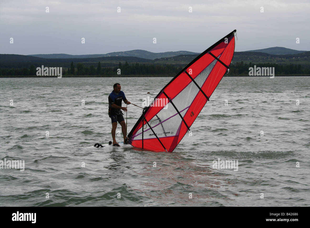 Wind Surfing sport Stock Photo Alamy