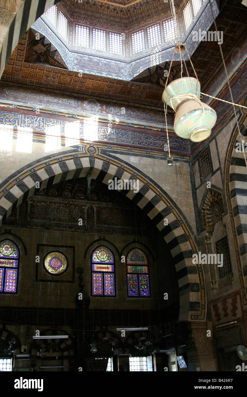 sultan qaitbey mosque, mamluk period, Egypt Stock Photo