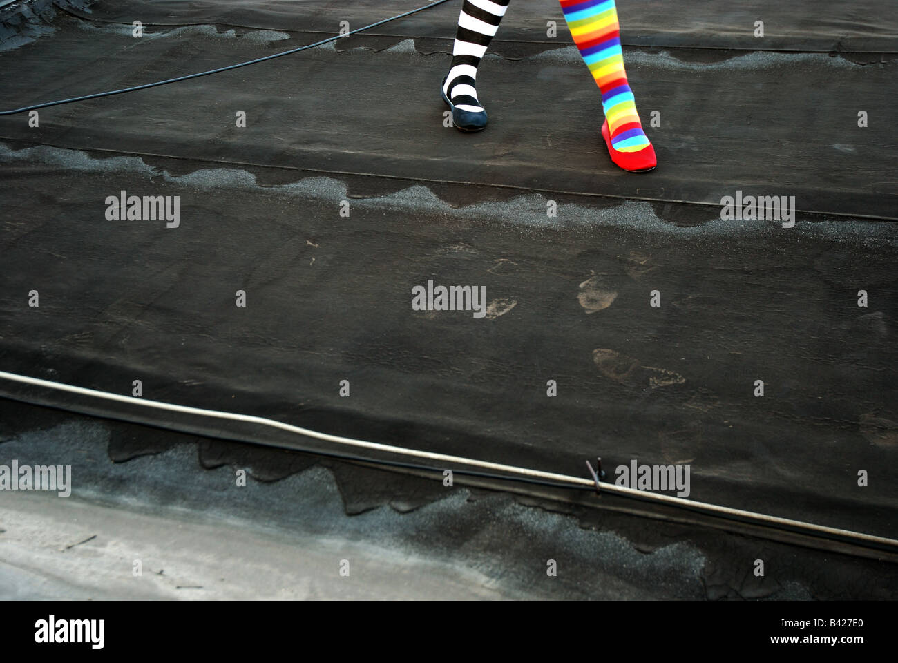Striped Socks Stock Photo