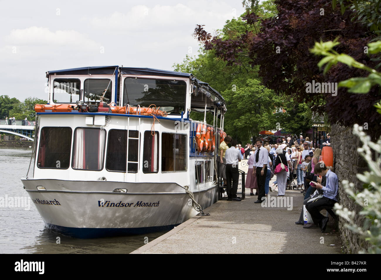 Boat Excursions On The Thames At Windsor Stock Photo Alamy