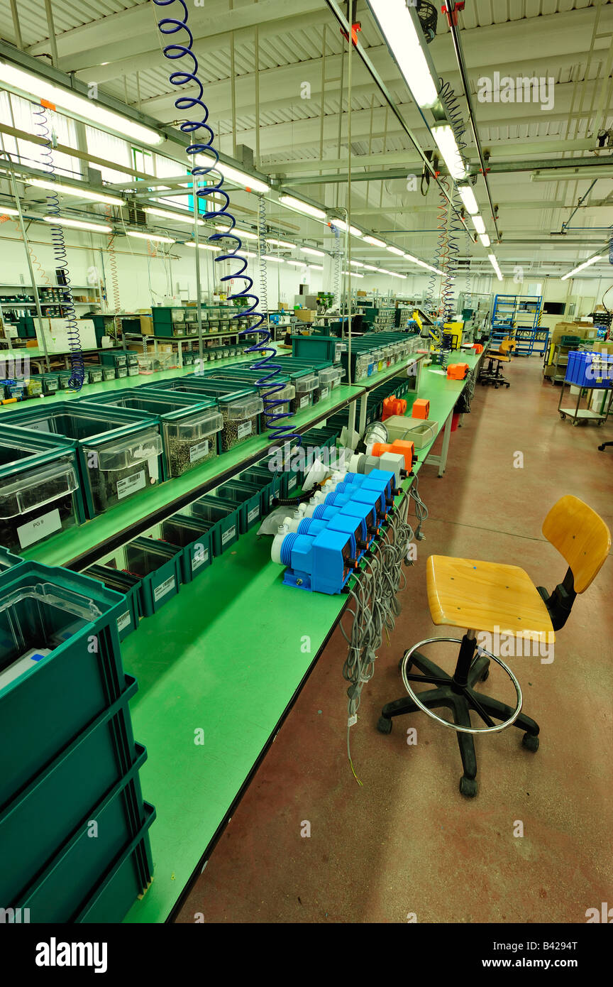 Electronic components assemble line hires stock photography and images