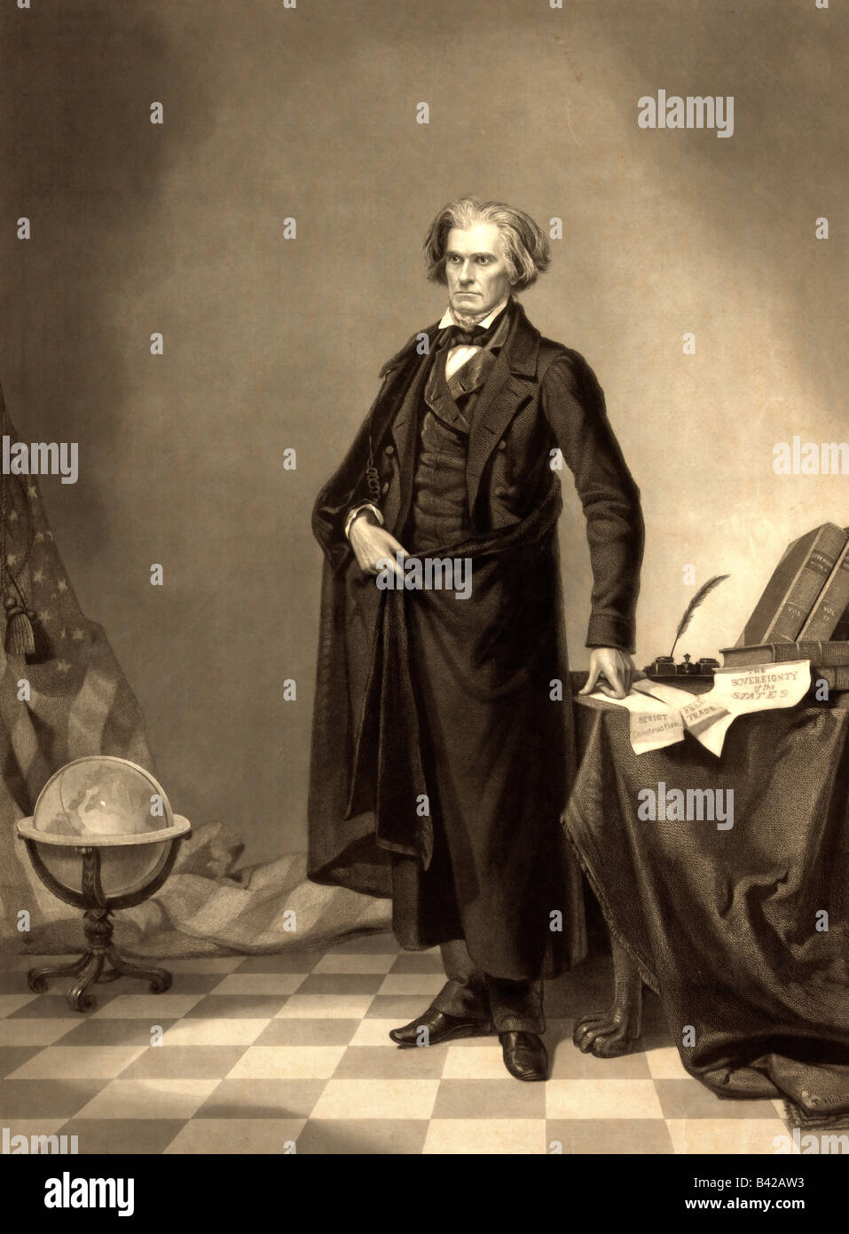 John C Calhoun, Senator and Vice President of the United States Stock Photo