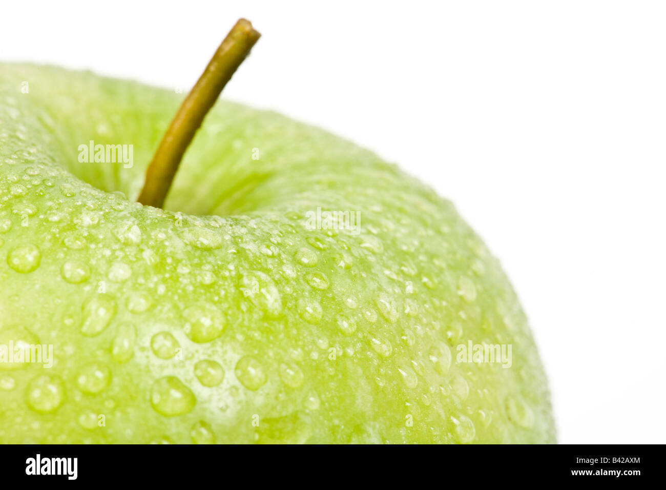 Green Granny Smith Apple Stock Photo Alamy