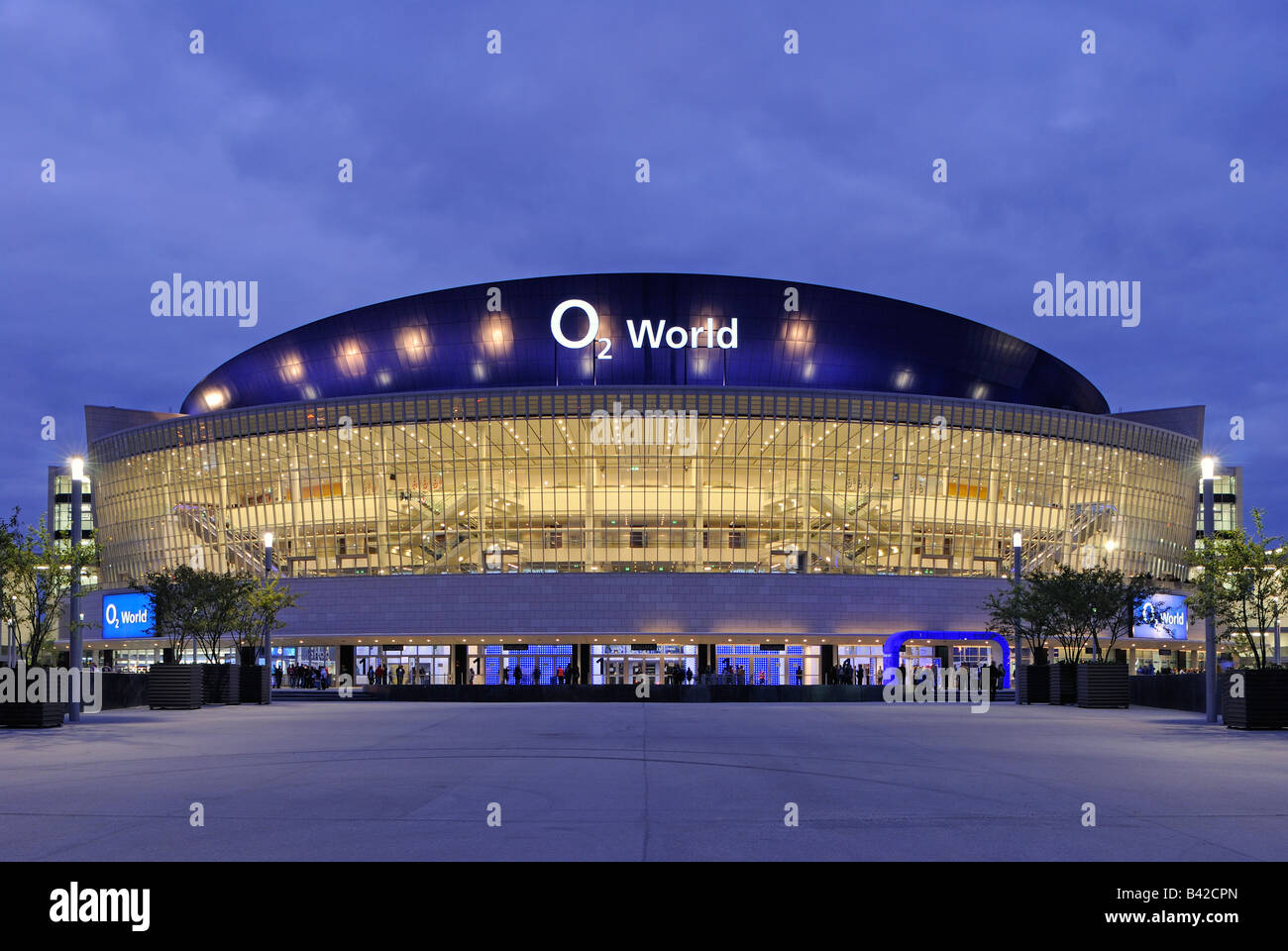 O₂ World. O₂ Arena in Berlin-Friedrichshain. Berlin. Europe. Stock Photo