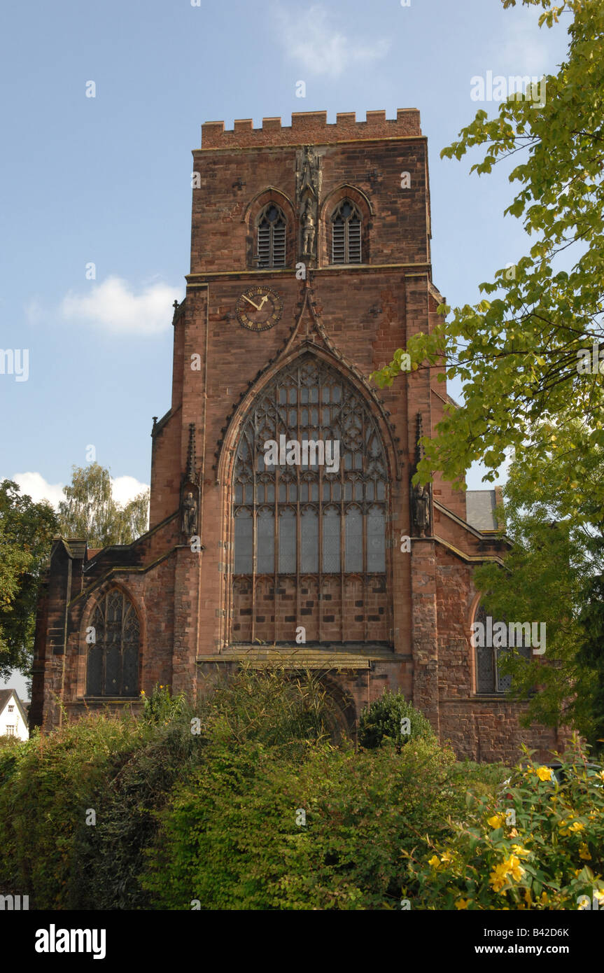 Shrewsbury Abbey church in Abbey Foregate Stock Photo Alamy
