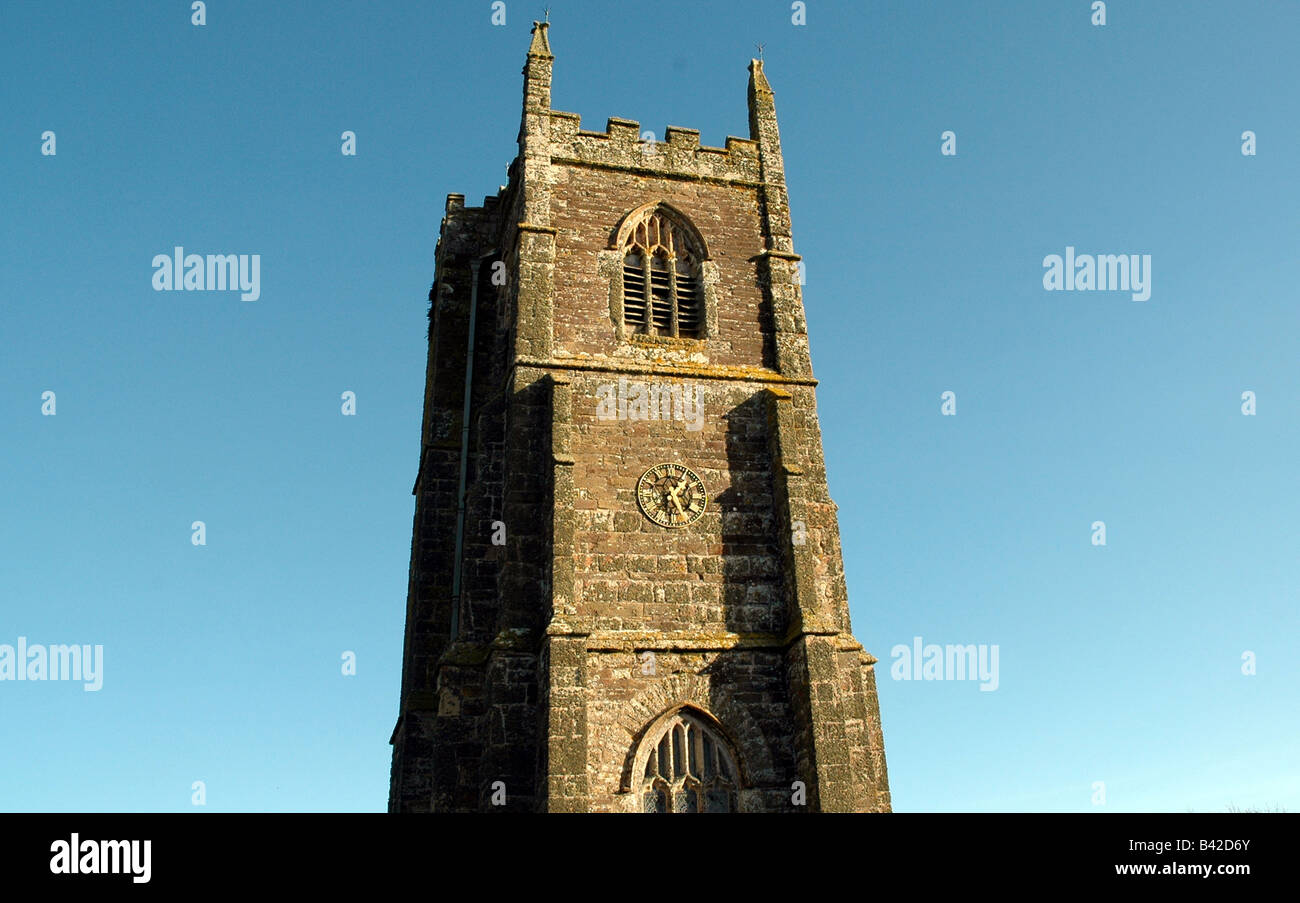 The Church at St Newlyn East Cornwall Stock Photo