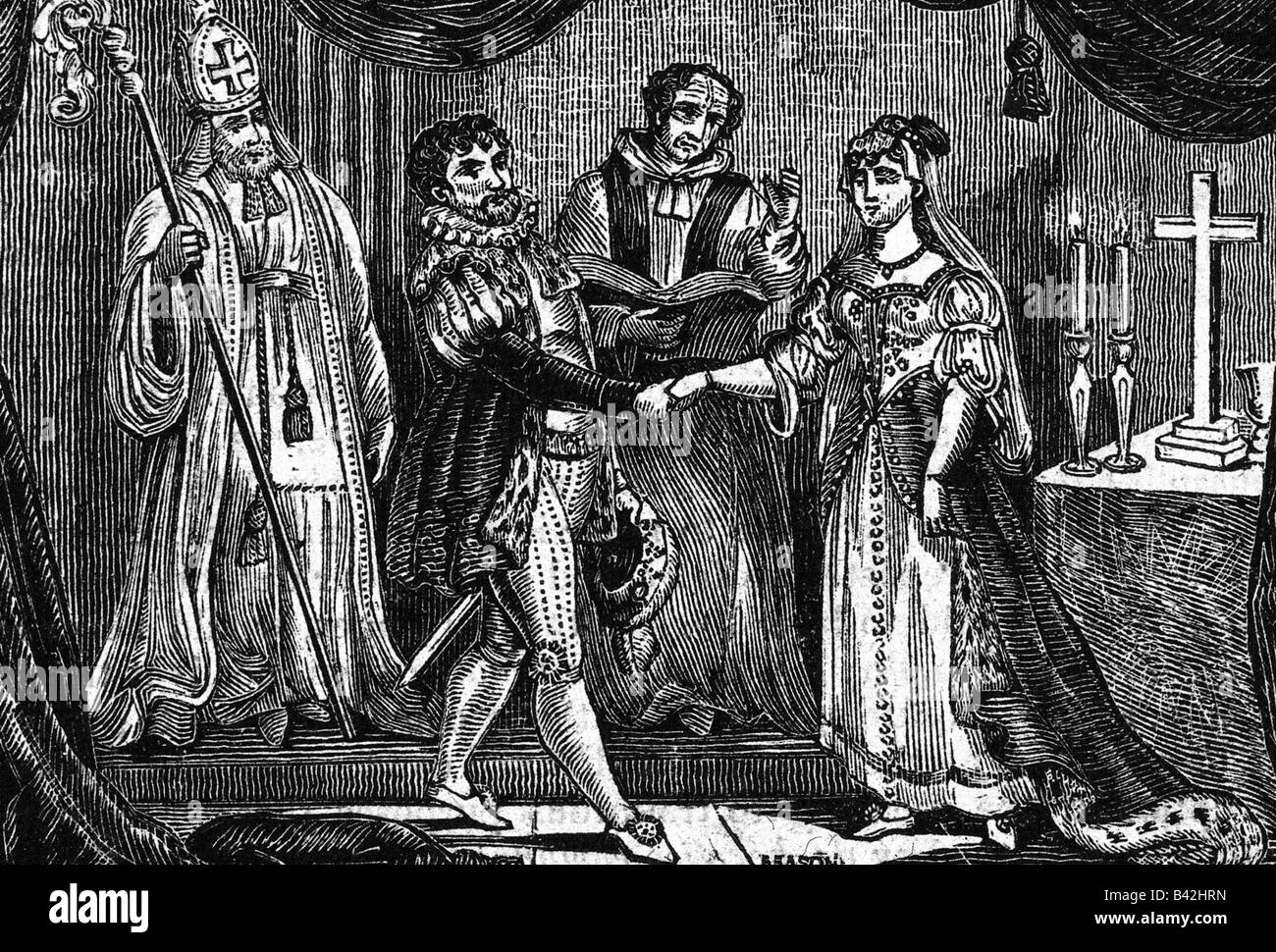King henry viii anne boleyn hi-res stock photography and images - Alamy