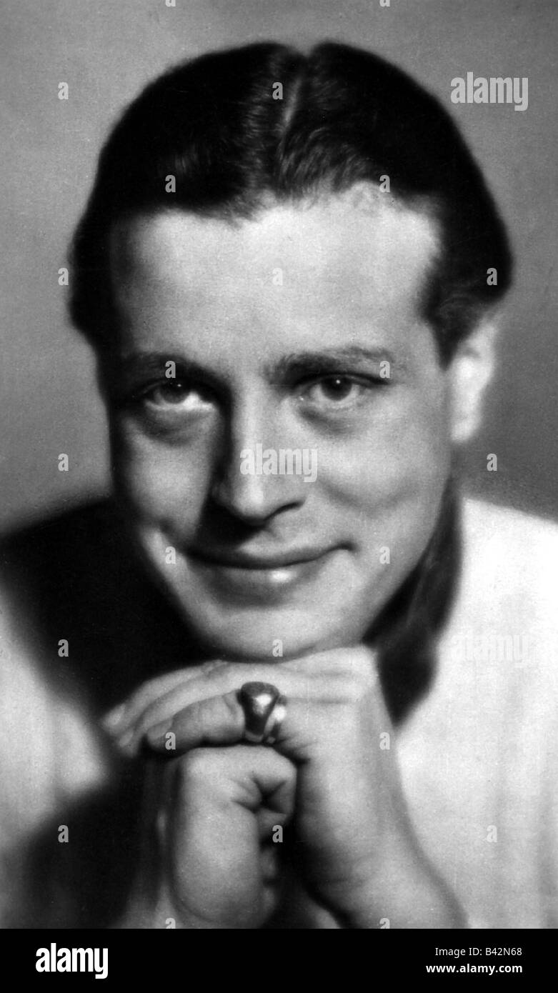 Albach-Retty, Wolf, 28.5.1906 - 21.2.1967, German actor, portrait, studio shot, 1940s, Stock Photo
