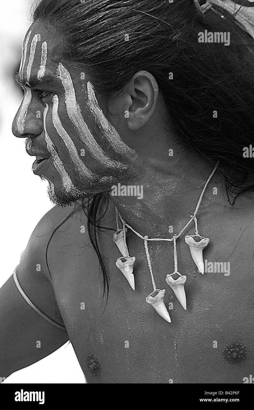 Body paint Black and White Stock Photos & Images - Alamy