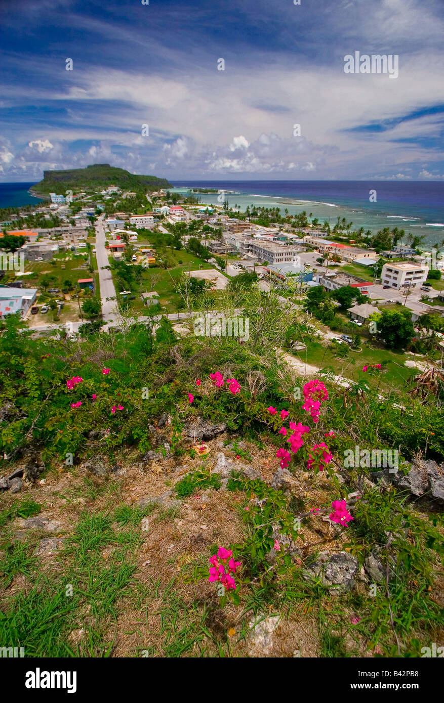 Village Songsong on Rota Pacific Ocean Rota Northern Mariana Islands