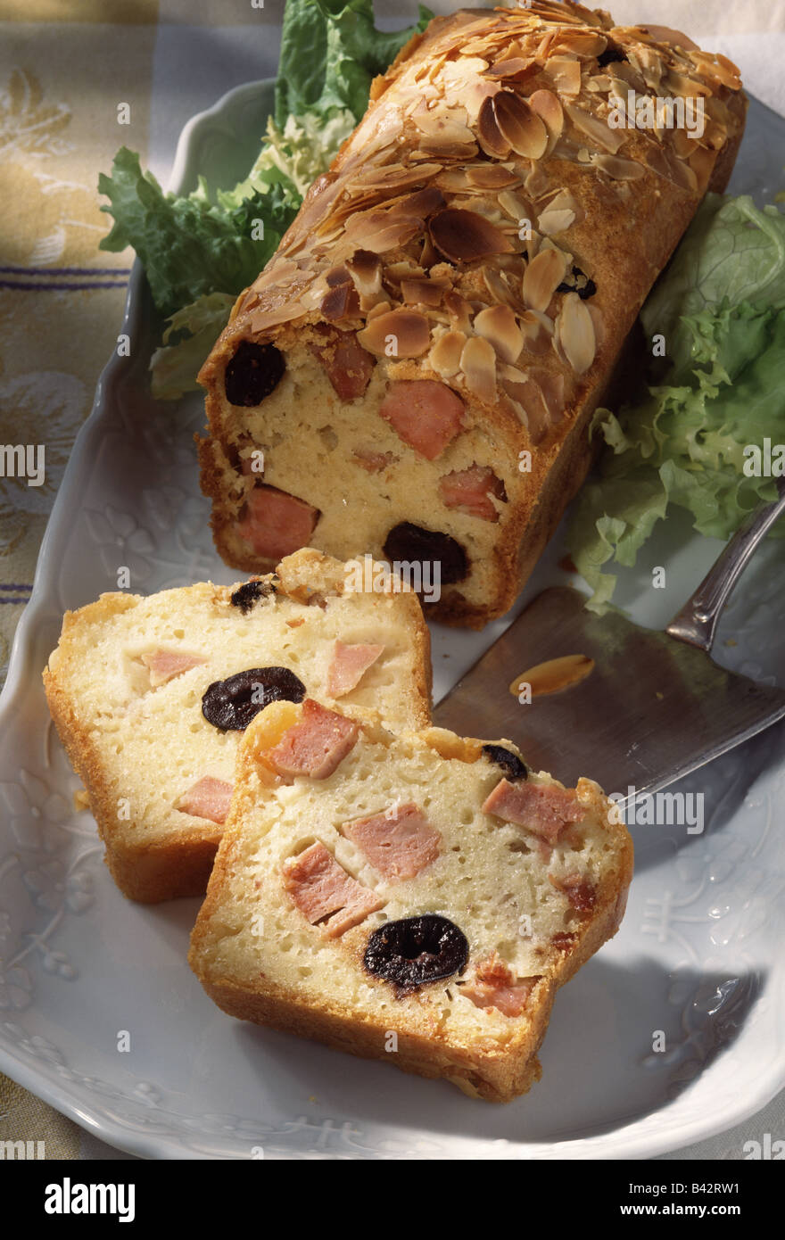 ham and olive cake Stock Photo Alamy