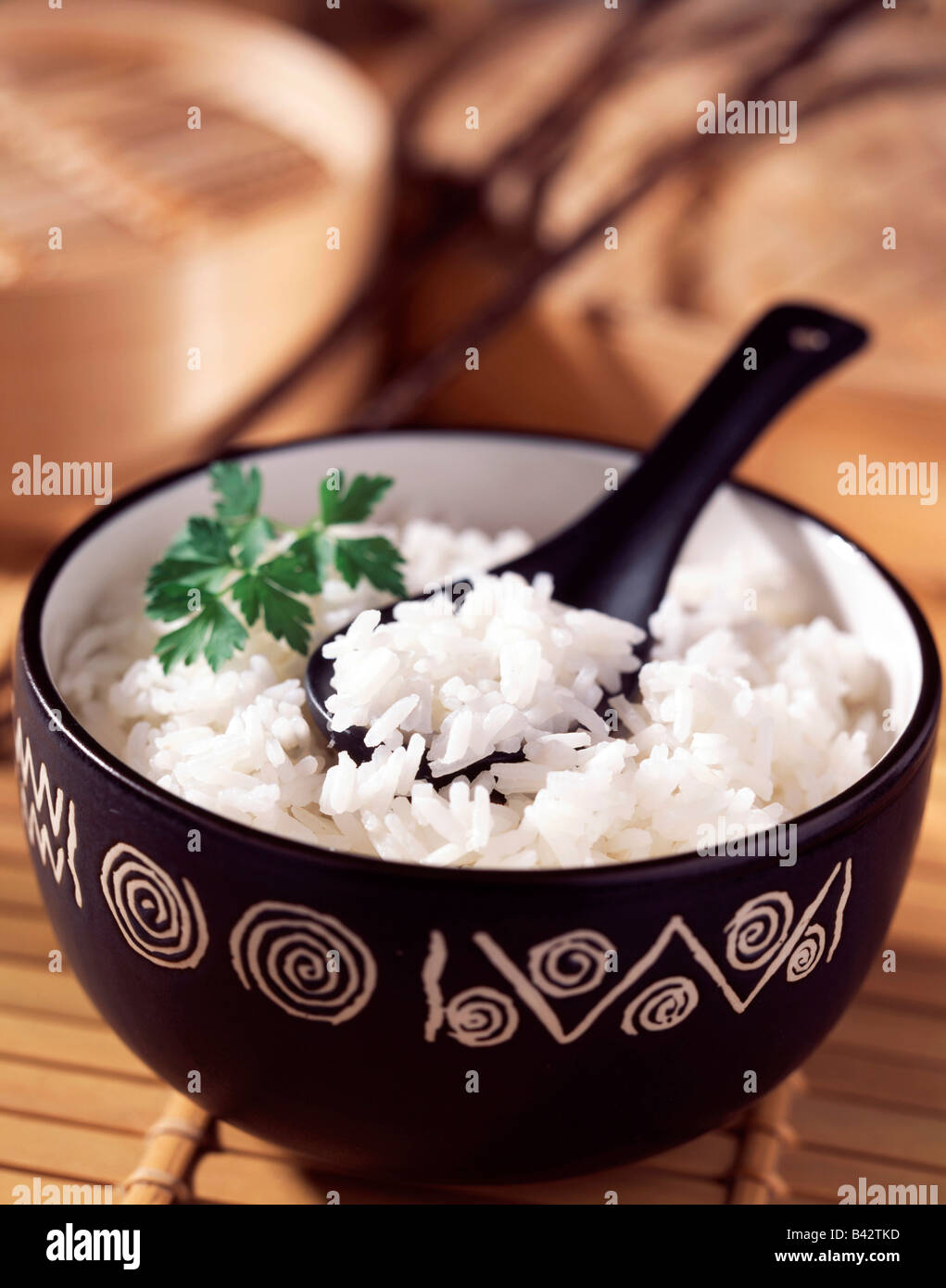 bowl of rice Stock Photo - Alamy