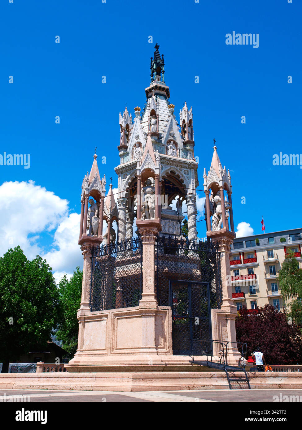 city view of Geneve, Switzerland Stock Photo