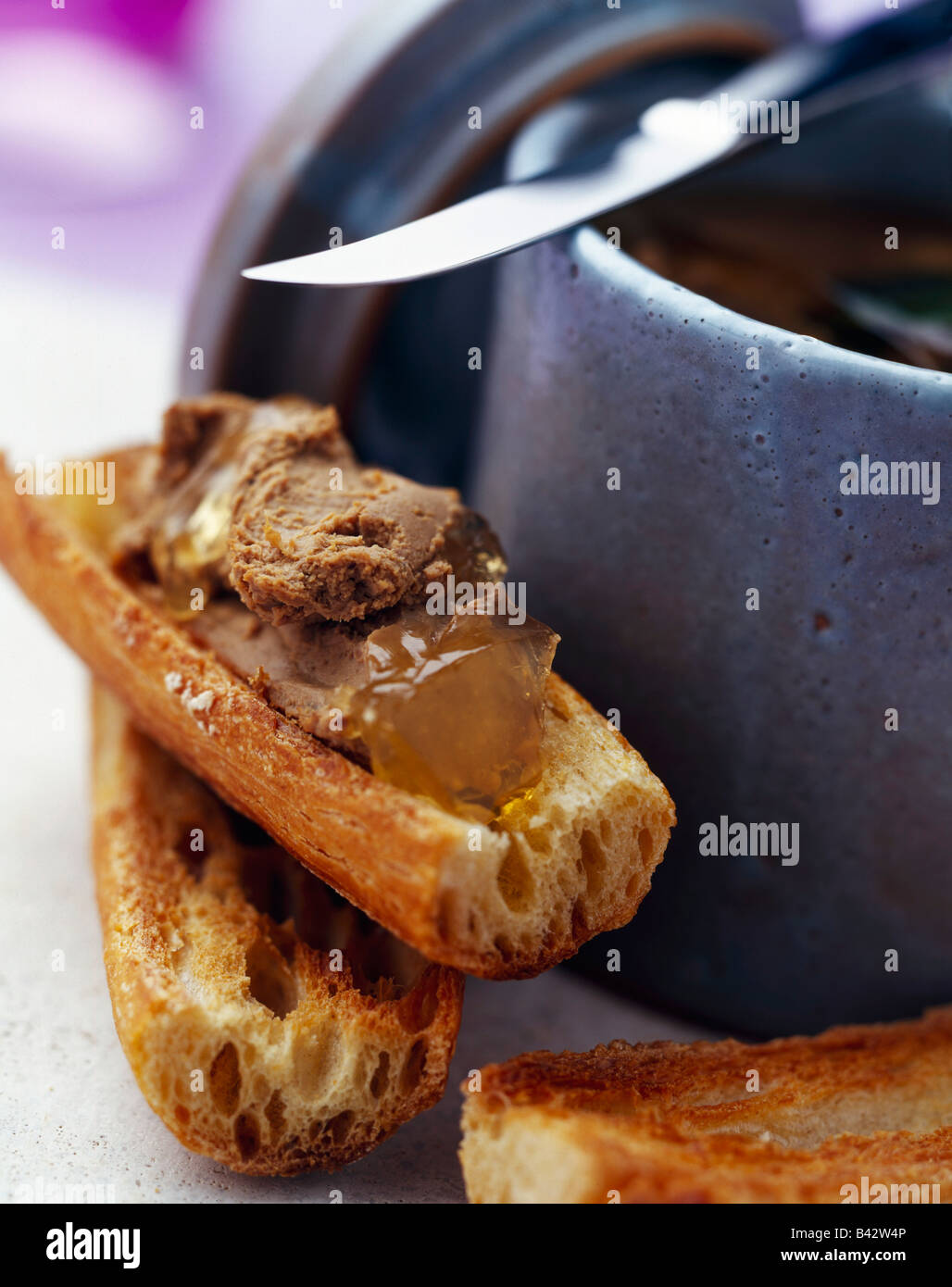 duck and juniper berry terrine Stock Photo Alamy