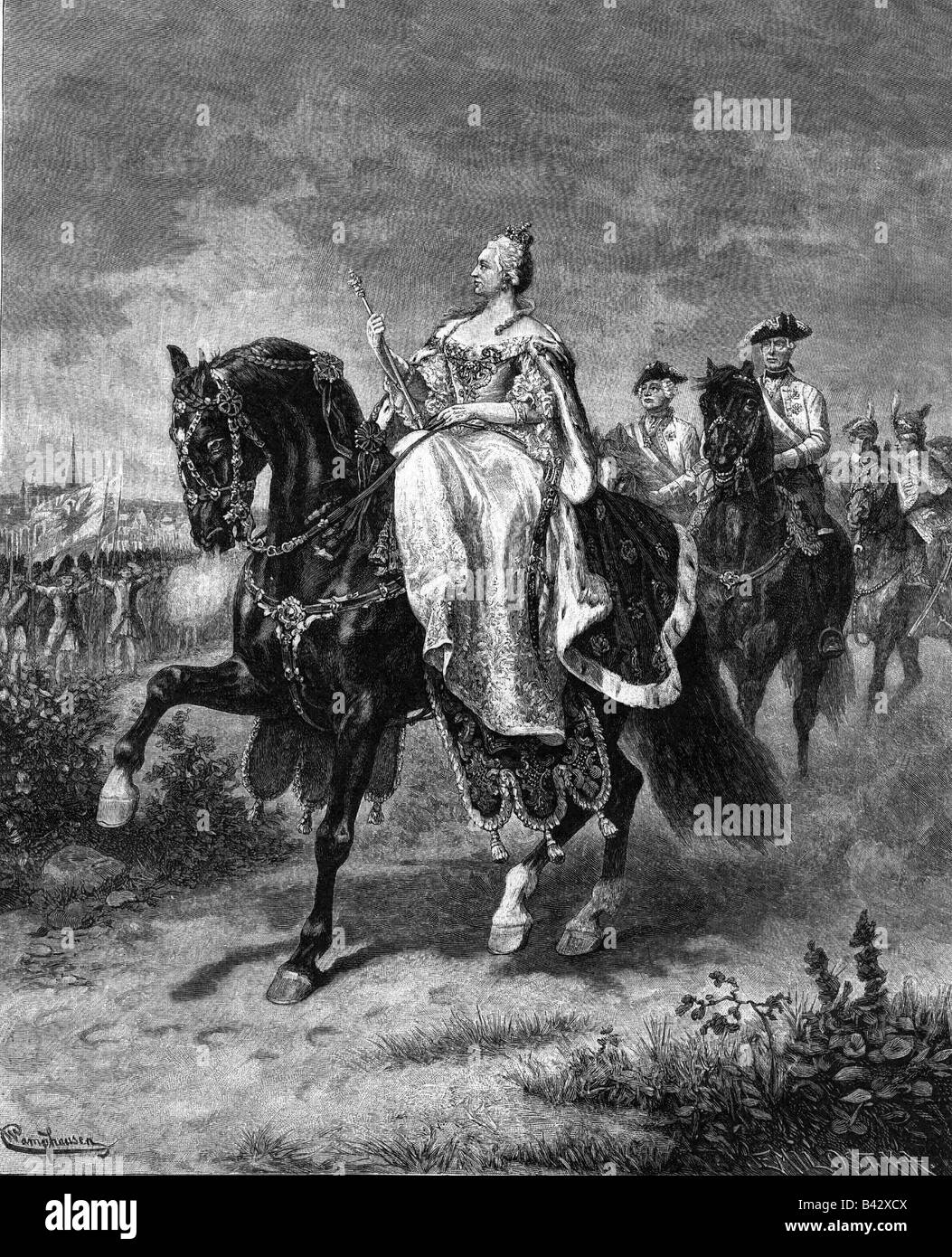 Maria theresia 13 5 1717 29 11 1780 holy hires stock photography and