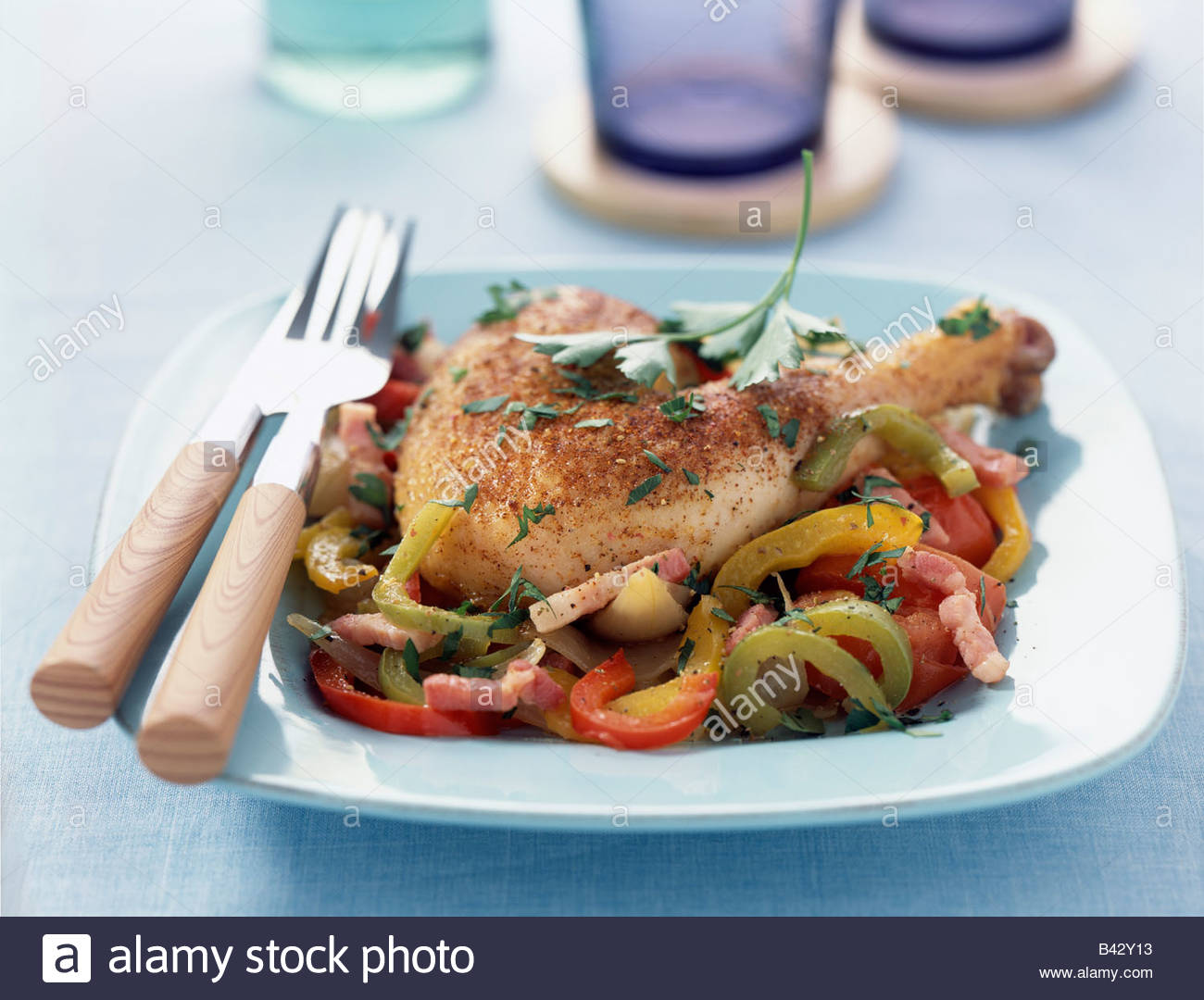Basque Chicken Stock Photos & Basque Chicken Stock Images - Alamy