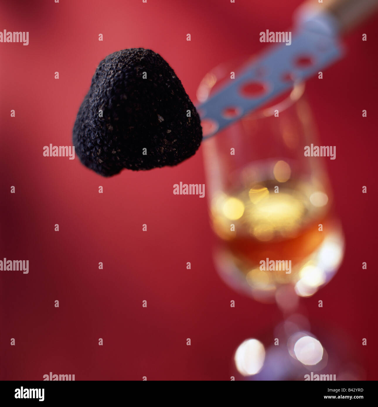 Truffle and syrupy wine Stock Photo Alamy