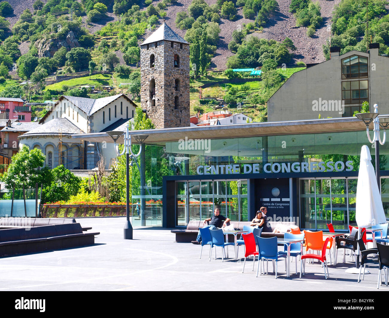 Centre de Congressos, Andorra La Vella Stock Photo