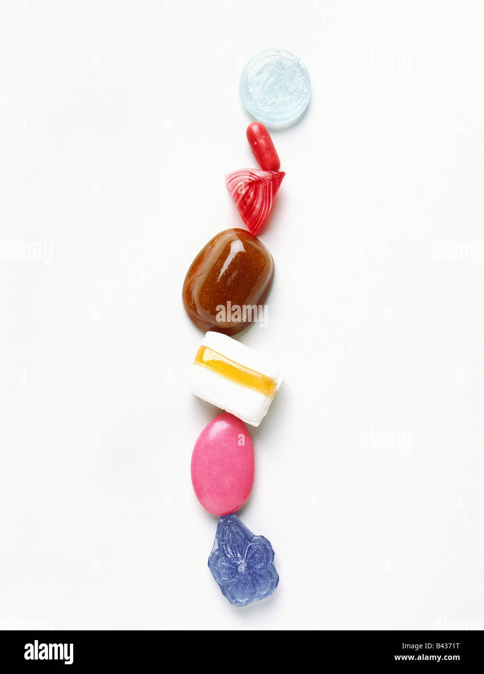 Assorted candy Stock Photo